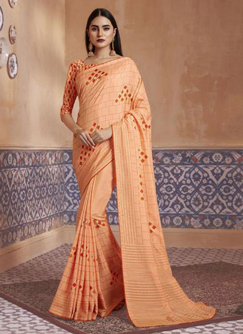 Silk Touch Vol 3 Dola Silk Fancy Print Stylish Look Wholesale Sarees Collection 3631-3640